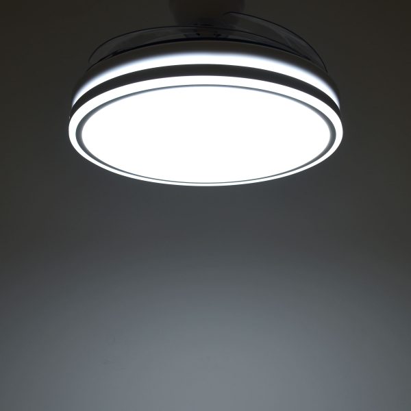 Ventilador con LED ASGARD blanco DC - Imagen 4