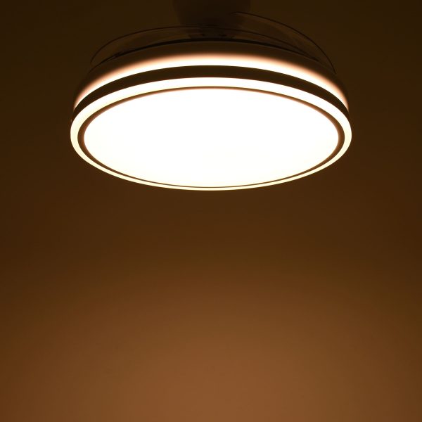 Ventilador con LED ASGARD blanco DC - Imagen 3