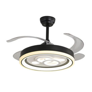 Ventilador DAFNE negro DC