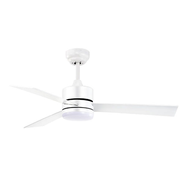 Ventilador KILIM Blanco / Haya DC